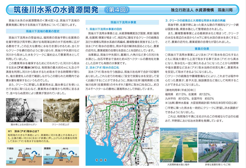 筑後川水系の水資源開発(4)